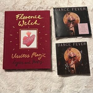 Florence Walsh  Useless Magic Book 
+ Dance Fever CD with signed art card